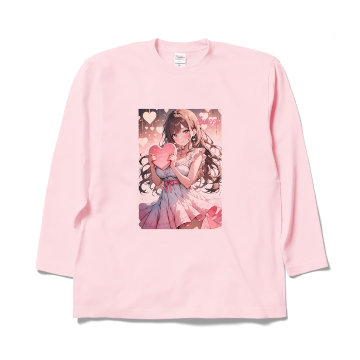 ロングスリーブTシャツ - XL - ライトピンク