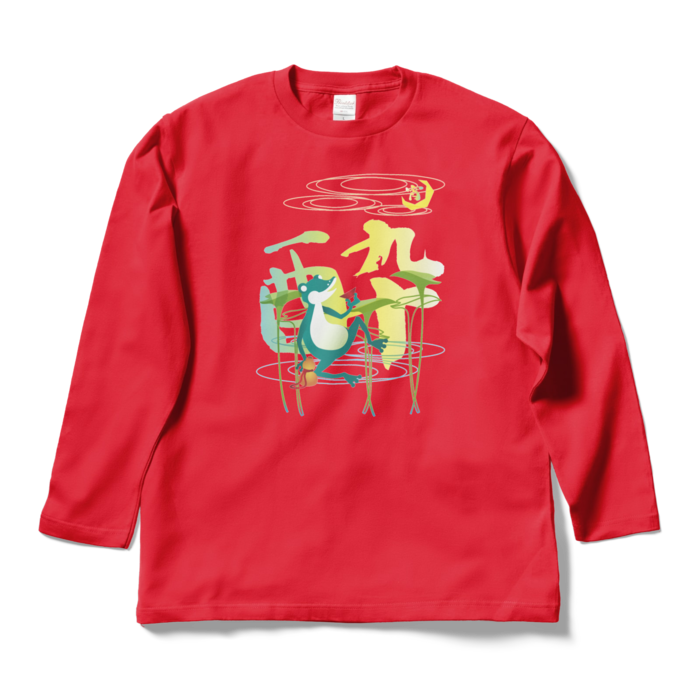 ロングスリーブTシャツ - L - レッド