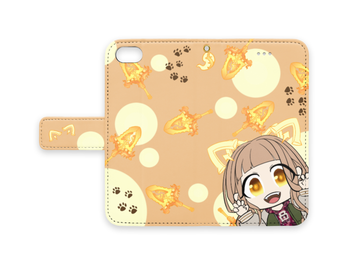 手帳型iPhoneケース - iPhone 8 / 7 - ストラップ穴 あり