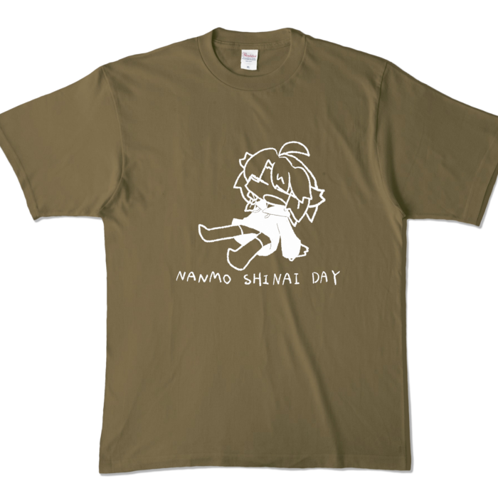 カラーTシャツ - XL - オリーブ (濃色)