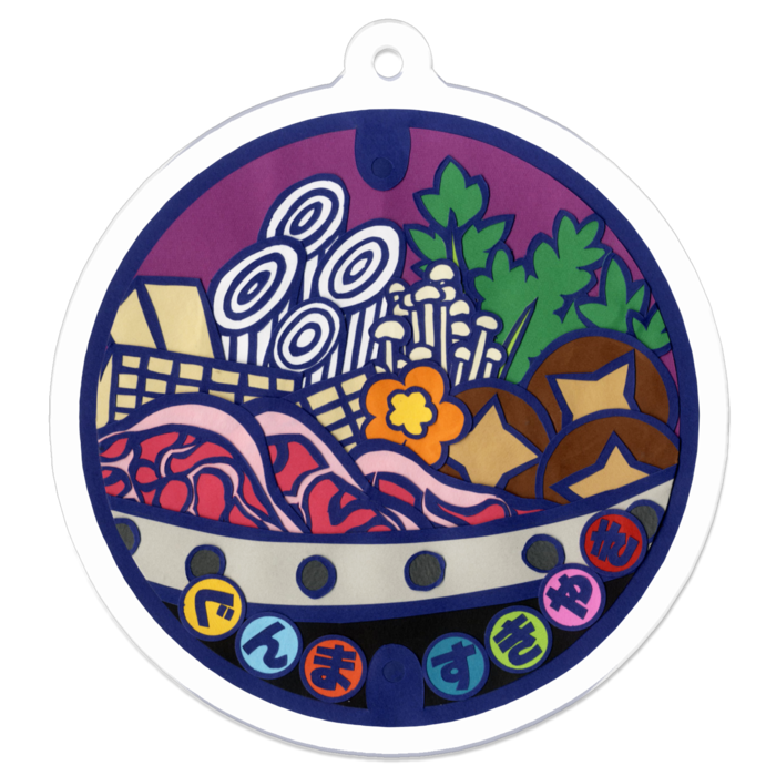 アクリルキーホルダー - 50 x 50 (mm)