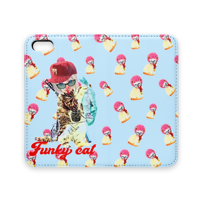 手帳型iPhoneケース（ベルトなし） - iPhone 5 / 5s / SE - ストラップ穴 なし