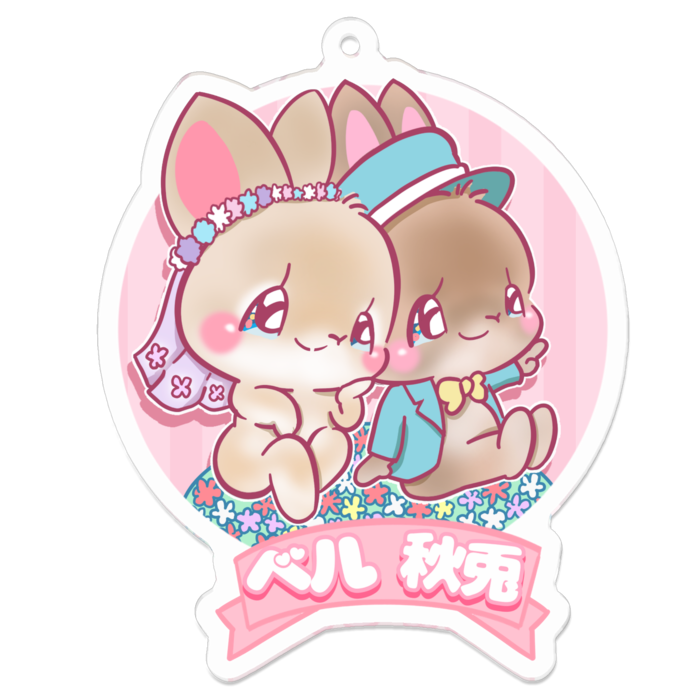 アクリルキーホルダー - 70 × 70 (mm)