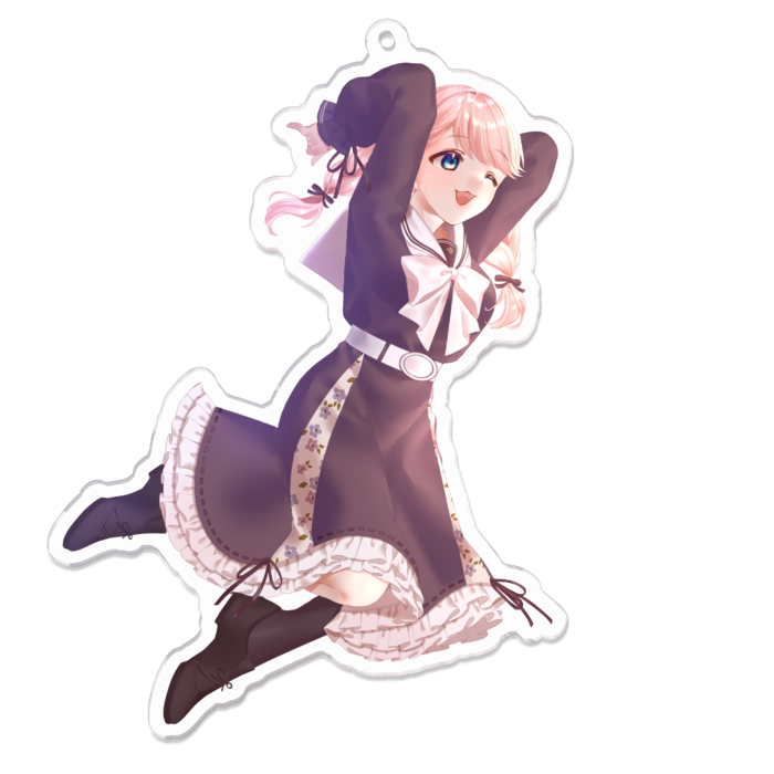 アクリルキーホルダー - 100 x 100 (mm)