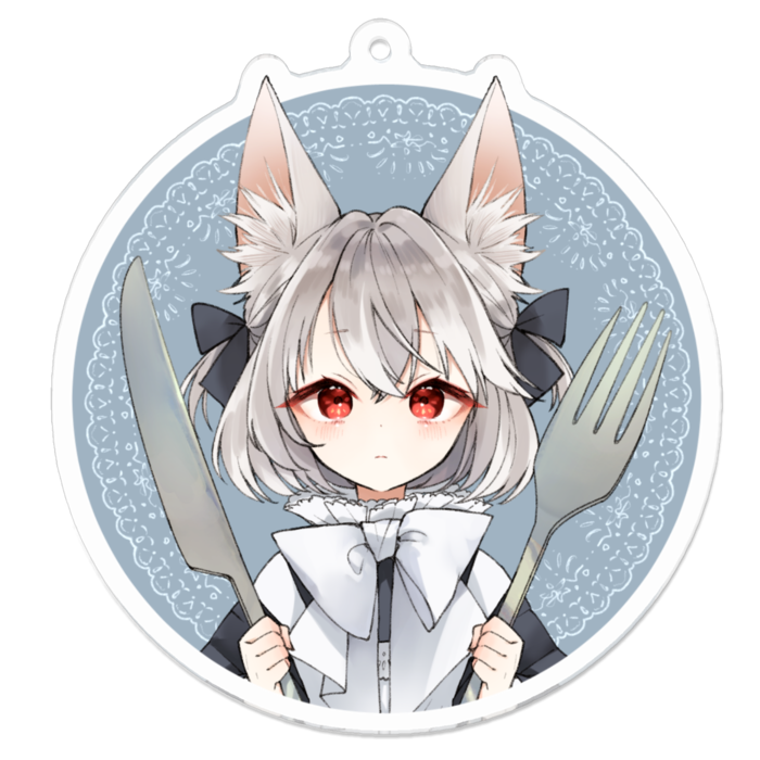 アクリルキーホルダー - 70 x 70 (mm)