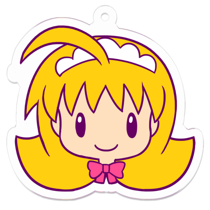 アクリルキーホルダー - 50 x 50 (mm)