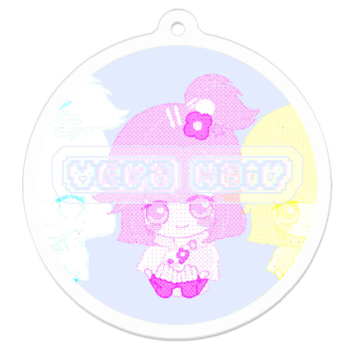 アクリルキーホルダー - 50 x 50 (mm)