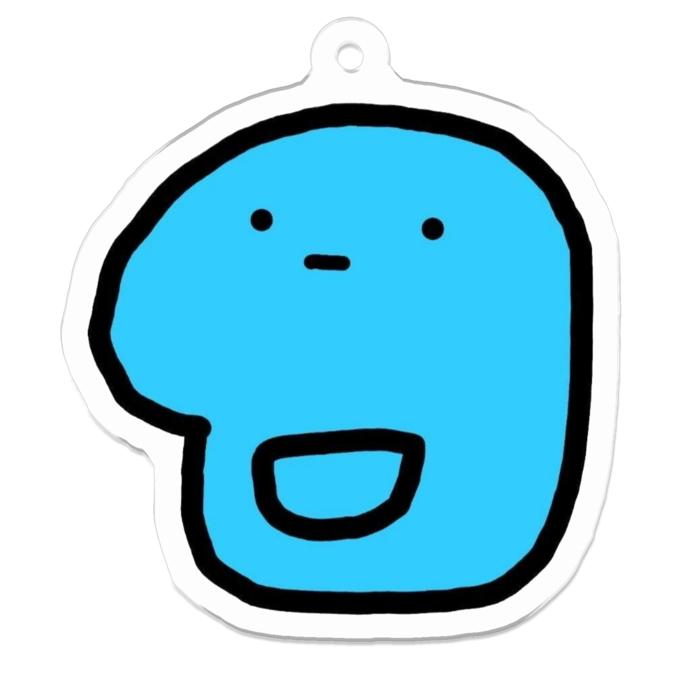 アクリルキーホルダー - 50 x 50 (mm)