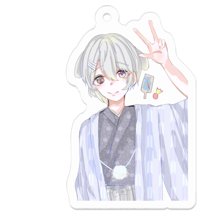 アクリルキーホルダー - 50 x 50 (mm)