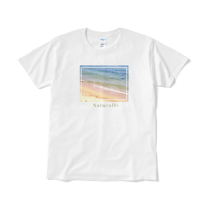 青い海Tシャツ（短納期） - L - ホワイト