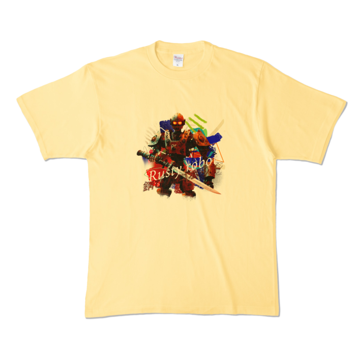 カラーTシャツ - XL - ライトイエロー (淡色)