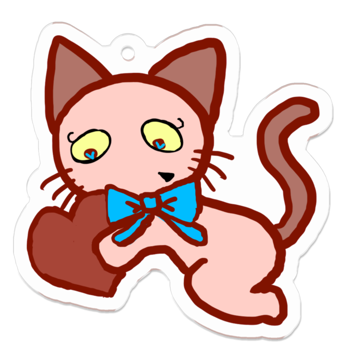 アクリルキーホルダー - 50 x 50 (mm)