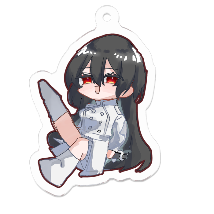 アクリルキーホルダー - 50 x 50 (mm)