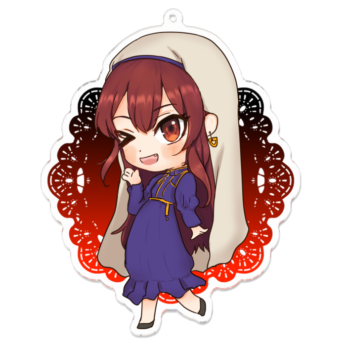 アクリルキーホルダー - 100 x 100 (mm)