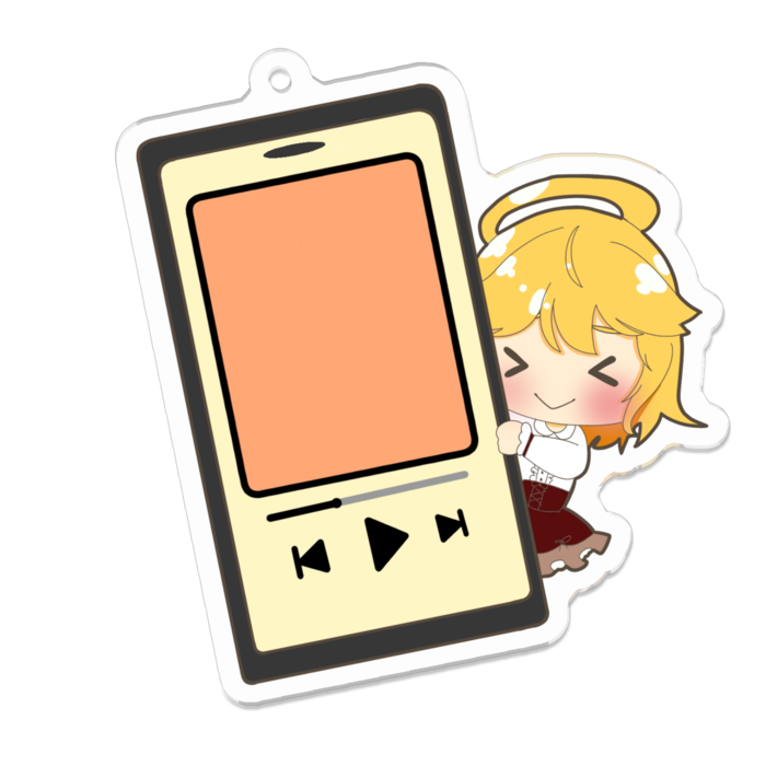 アクリルキーホルダー - 70 x 70 (mm)