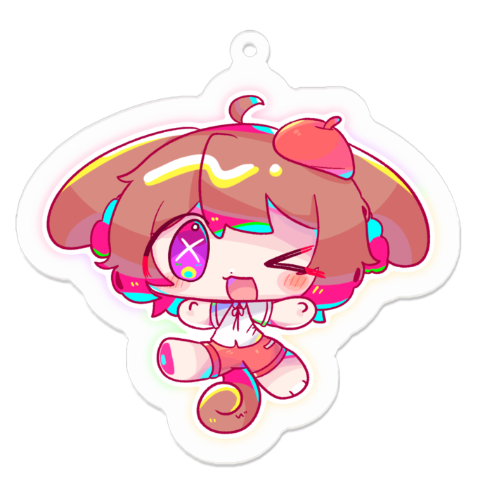 アクリルキーホルダー - 70 x 70 (mm)