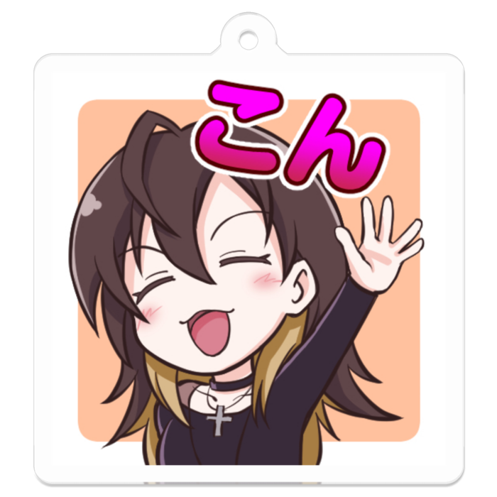 アクリルキーホルダー - 50 x 50 (mm)