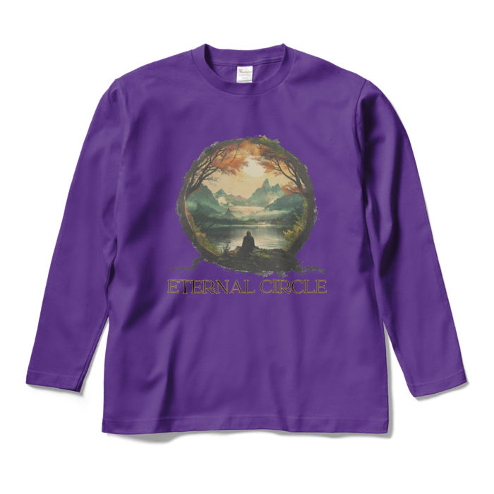 ロングスリーブTシャツ - M - パープル