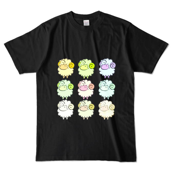 カラーTシャツ - L - ブラック (濃色)