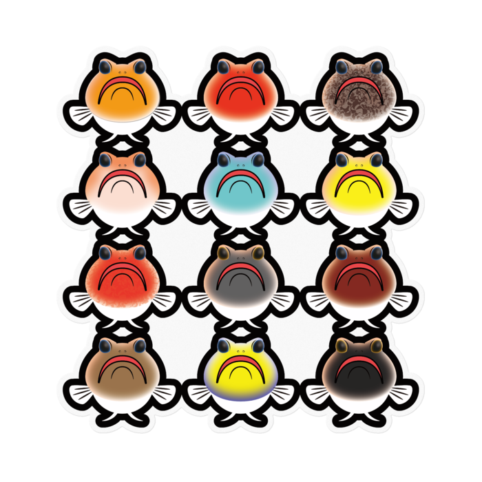 ステッカー - 160 x 160 (mm)/クリア
