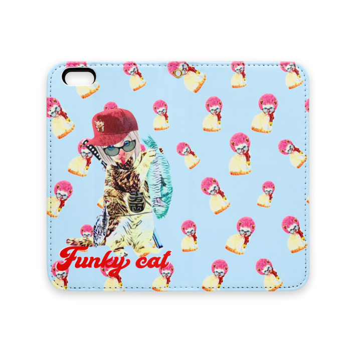 手帳型iPhoneケース（ベルトなし） - iPhone 6 / 6s - ストラップ穴 あり