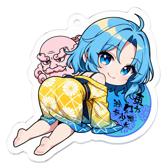アクリルキーホルダー - 50 x 50 (mm)
