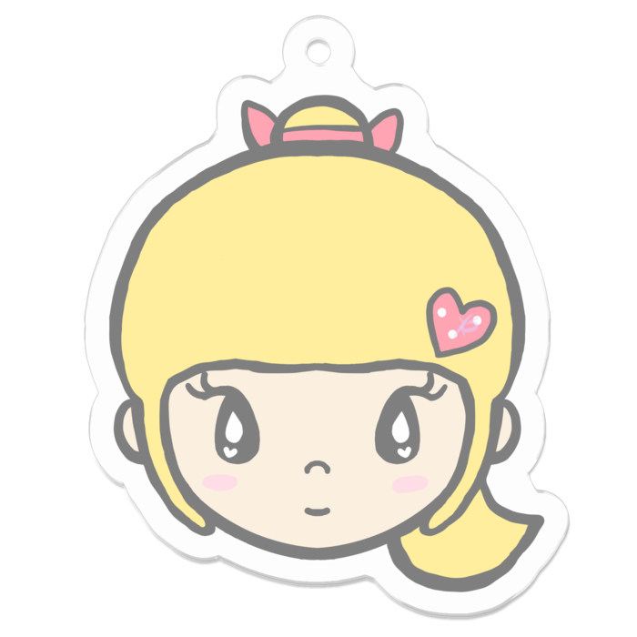 アクリルキーホルダー - 50 x 50 (mm)