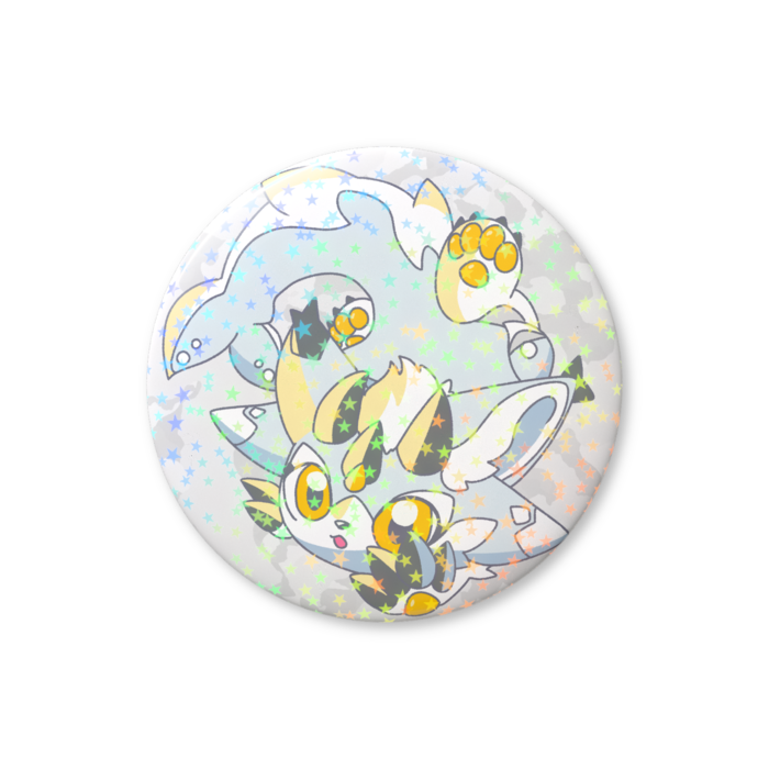 ホログラム缶バッジ - 76mm