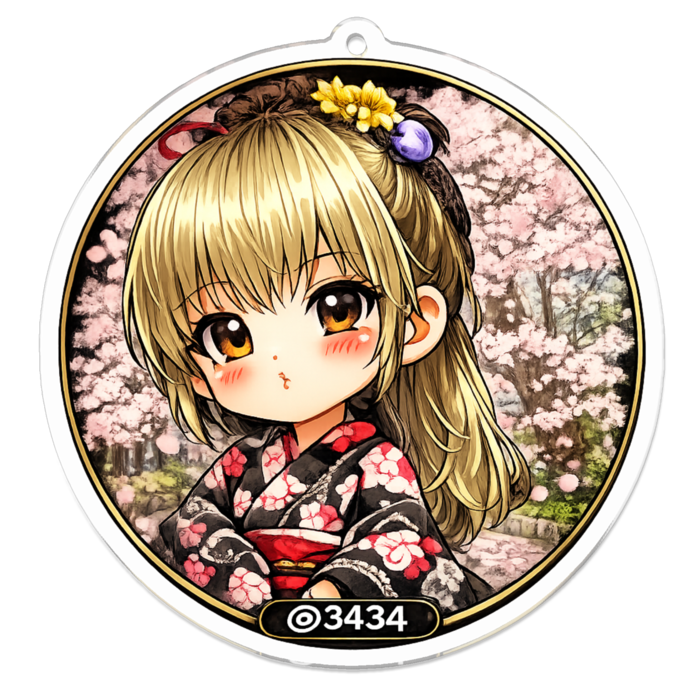 アクリルキーホルダー - 70 x 70 (mm)