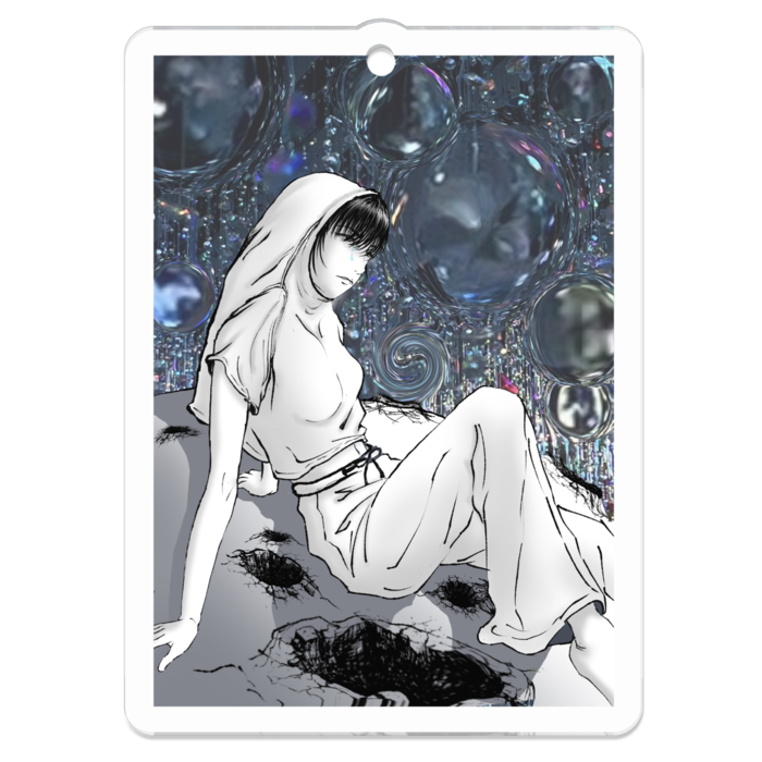 アクリルキーホルダー - 50 x 50 (mm)