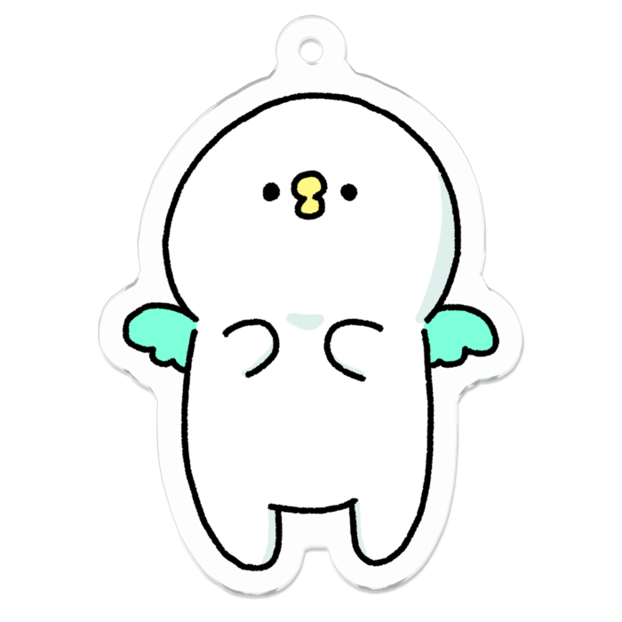 アクリルキーホルダー - 50 x 50 (mm)