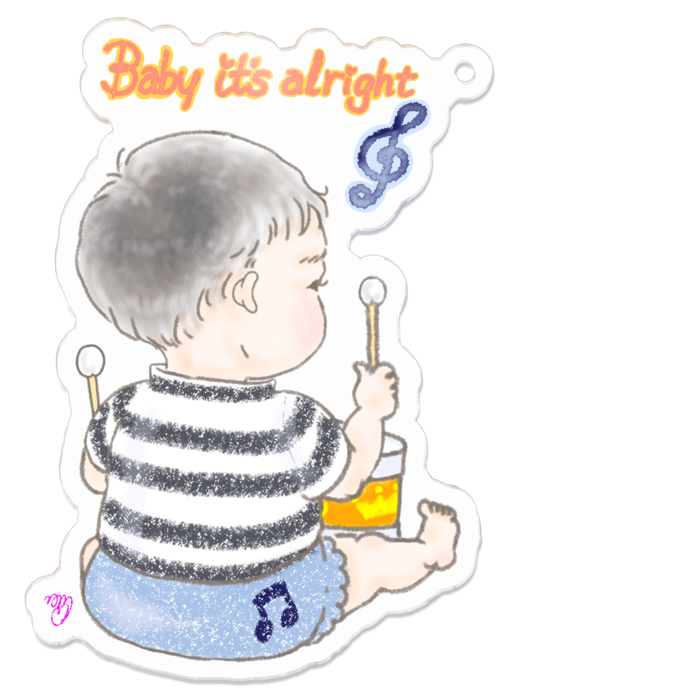 アクリルキーホルダー - 70 x 70 (mm)