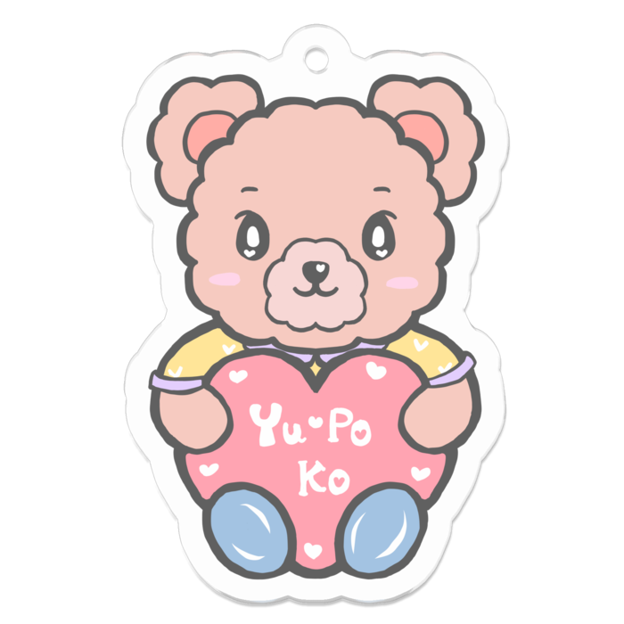 アクリルキーホルダー - 50 x 50 (mm)