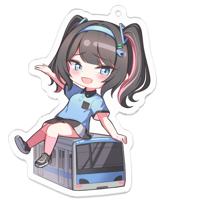 アクリルキーホルダー - 70 x 70 (mm)