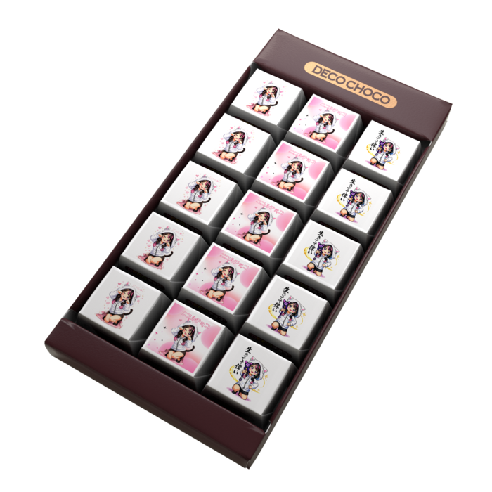DECOチョコ - 列ごとにデザイン