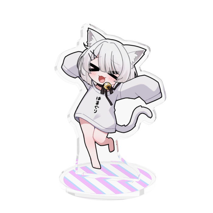 アクリルフィギュア - ぴょん( Jump ) - 70x70mm