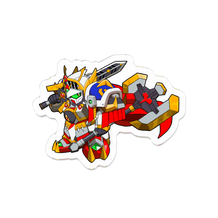 アクリルバッジ - 50 x 50 (mm)