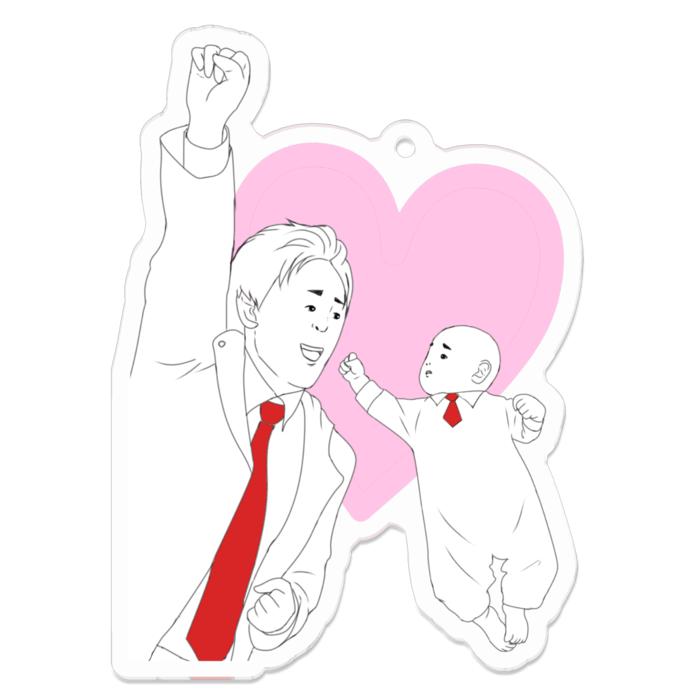 アクリルキーホルダー - 70 x 70 (mm)