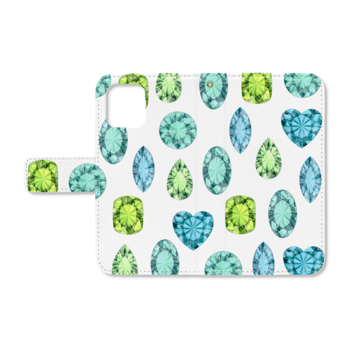 手帳型iPhoneケース - iPhone12 mini - ストラップ穴 あり