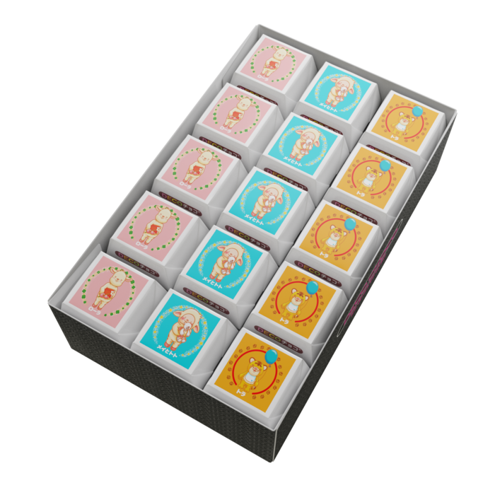 DECOチョコ - 列ごとにデザイン(1)