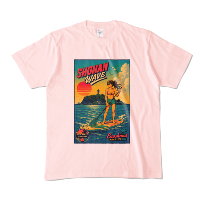 カラーTシャツ - M - ライトピンク (淡色)
