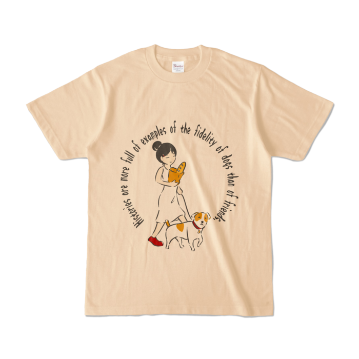 カラーTシャツ - S - ナチュラル (淡色)