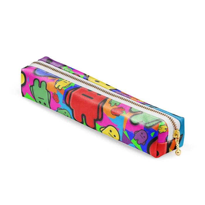 ペンケース - 20 x 4 x 4cm - ホワイト