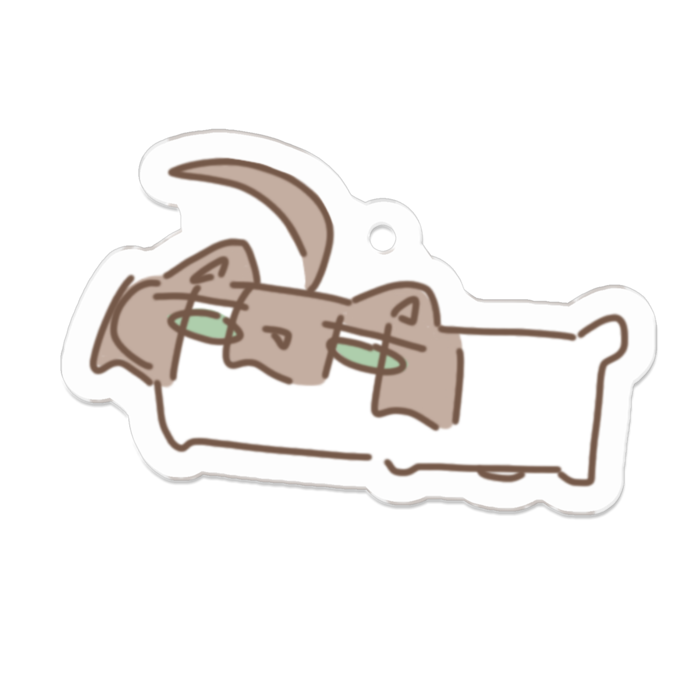 アクリルキーホルダー - 50 x 50 (mm)