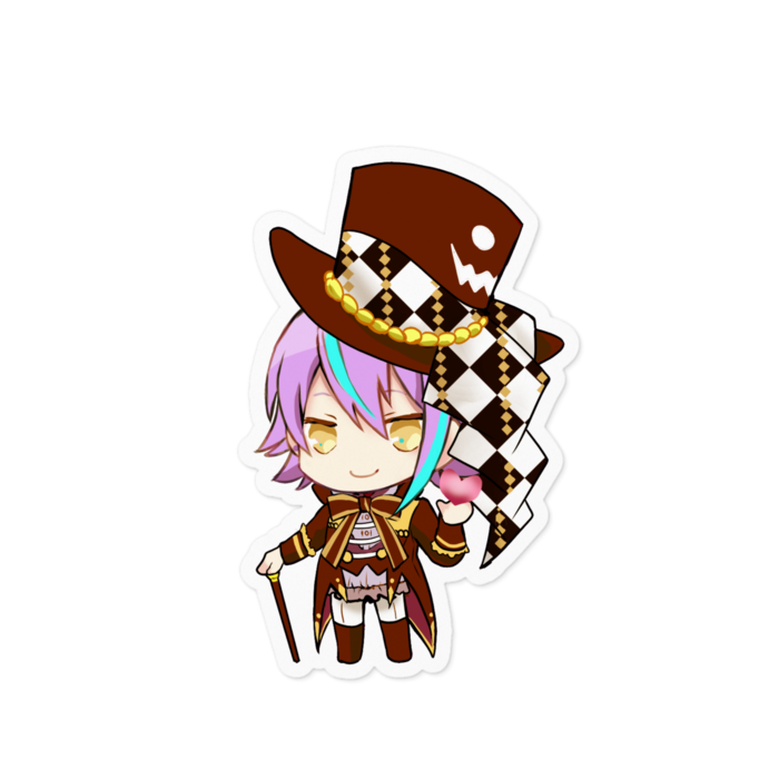 ステッカー - 100 x 100 (mm)ホワイト