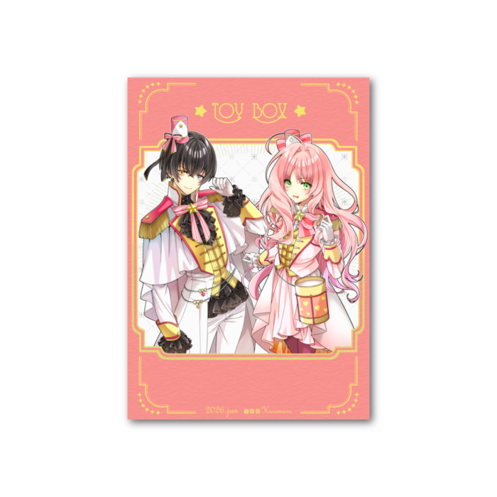 フォト風カード - 縦 - 片面