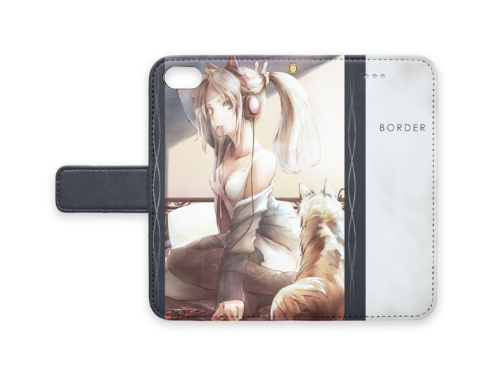 手帳型iPhoneケース - iPhone 8 / 7 - ストラップ穴 あり