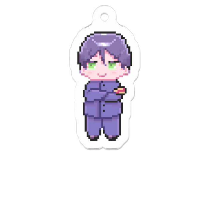 アクリルキーホルダー(コーティング) - 50 x 50 (mm)