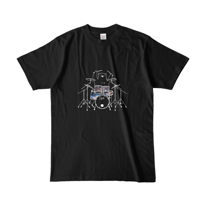 カラーTシャツ(濃色) - L - ブラック