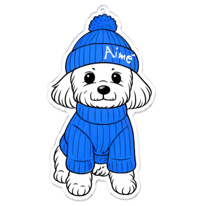 アクリルキーホルダー - 100 x 100 (mm)